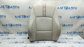 BMW X3 F25 11-17 passenger seat back upholstery, Elfenbein-Weiss leather with red stitching, Sport, dry-cleanable