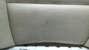 BMW X3 F25 11-17 passenger seat back upholstery, Elfenbein-Weiss leather with red stitching, Sport, dry-cleanable