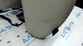 BMW X3 F25 11-17 passenger seat back upholstery, Elfenbein-Weiss leather with red stitching, Sport, dry-cleanable