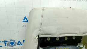 BMW X3 F25 11-17 passenger seat back upholstery, Elfenbein-Weiss leather with red stitching, Sport, dry-cleanable