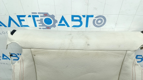 BMW X3 F25 11-17 driver's seat upholstery, Elfenbein-Weiss leather with red stitching, Sport, dry-cleanable, scuff marks