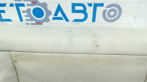 BMW X3 F25 11-17 driver's seat upholstery, Elfenbein-Weiss leather with red stitching, Sport, dry-cleanable, scuff marks