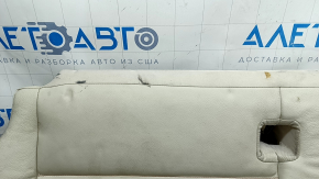 Rear seat cushion, 2nd row, BMW X3 F25 11-17, Elfenbein-Weiss leather with red stitching, Sport, dry-cleanable, broken mount