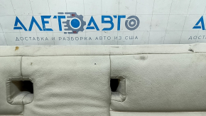 Rear seat cushion, 2nd row, BMW X3 F25 11-17, Elfenbein-Weiss leather with red stitching, Sport, dry-cleanable, broken mount