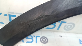Tesla Model X 22-25 rear right fender arch trim on the door, worn, broken mount