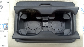 Rear seat backrest center BMW X3 F25 11-17, Elfenbein-Weiss leather with red stitching, Sport, dry-cleanable, creased