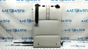 Left rear seat backrest BMW X3 F25 11-17, Elfenbein-Weiss leather with red stitching, Sport, dry-cleanable