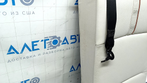Left rear seat backrest BMW X3 F25 11-17, Elfenbein-Weiss leather with red stitching, Sport, dry-cleanable