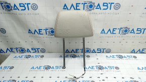 Front left headrest BMW X3 F25 11-17, Elfenbein-Weiss leather with red stitching, Sport, electric, dented, dry-cleanable