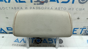 Rear center seat headrest BMW X3 F25 11-17, Elfenbein-Weiss leather with red stitching, Sport, dry-cleanable