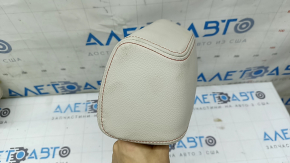 Rear left seat headrest BMW X3 F25 11-17, Elfenbein-Weiss leather with red stitching, Sport, dry-cleanable