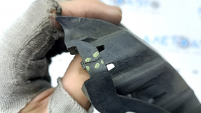The rear bumper mount under the right light of the Audi A6 C8 19-25 is large, there is a crack in the mount.