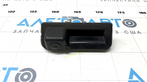 Rear view camera with handle and trunk release button for Audi A6 C8 19-24 scratches on the camera