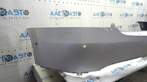 Tesla Model X 22-25 rear bumper, white PPSW, for parking sensors, dented, scratches
