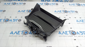 BMW X3 F25 15-17 center console cup holders, black, complete, scratches
