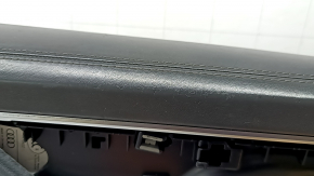 Door trim panel front left Audi A6 C8 19-24 leather black with dark gray