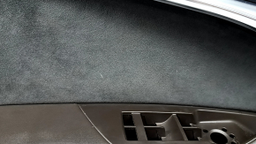 Door trim panel front left Audi A6 C8 19-24 leather black with dark gray