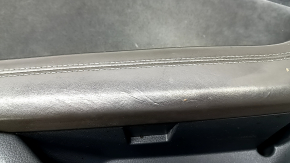 Door trim panel front left Audi A6 C8 19-24 leather black with dark gray