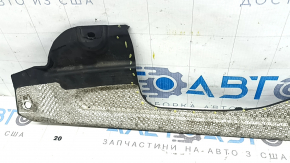 Central rear bumper guard for BMW X5 G05 19-24 without towbar