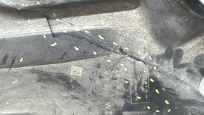Rear right underbody protection for BMW X5 G05 19-23, cracked, dented, torn