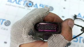 Audi A6 C8 19-25 rear bumper wiring for parking sensors and park assist, the connector for the foot opening sensor is cut off