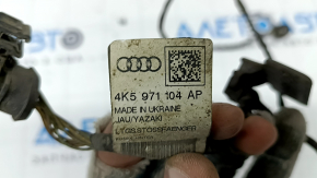 Audi A6 C8 19-25 rear bumper wiring for parking sensors and park assist, the connector for the foot opening sensor is cut off