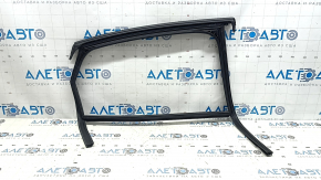 Upper rear left door molding for Audi A6 C8 19-25, chrome with glass seal, painted, tear