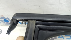 Upper rear left door molding for Audi A6 C8 19-25, chrome with glass seal, painted, tear