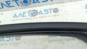 Upper rear left door molding for Audi A6 C8 19-25, chrome with glass seal, painted, tear