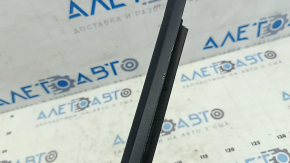 Door-glass molding, central rear left, Audi A6 C8 19-25, chrome, painted