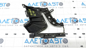 Left front bumper cover bracket for Audi A6 C8 19-25 S-Line, cracked
