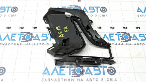Right front bumper cover bracket for Audi A6 C8 19-25 S-Line, cracked