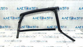 Upper rear right door molding for Audi A6 C8 19-25, chrome with glass seal, painted, tear, torn