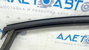 Upper rear right door molding for Audi A6 C8 19-25, chrome with glass seal, painted, tear, torn