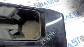 Honda Accord 23-24 center console trim, gloss black, with cup holders, scratches, needs cleaning, broken mount