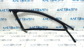 Upper front right door molding for Audi A6 C8 19-25, chrome with glass seal, painted, tears, scratches
