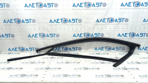 Upper front right door molding for Audi A6 C8 19-25, chrome with glass seal, painted, tears, scratches