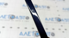 Left rear bumper trim for Audi A6 C8 19-25, painted blue, S-line