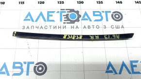 Right rear bumper trim for Audi A6 C8 19-25, painted blue, S-line, broken, missing fragment