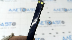 Right rear bumper trim for Audi A6 C8 19-25, painted blue, S-line, broken, missing fragment