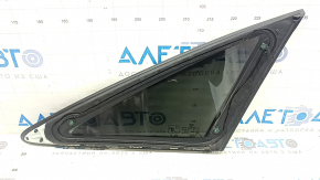 Rear left fixed glass window for Audi A6 C8 19-25 with chrome molding, painted
