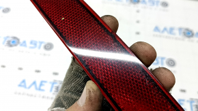 Rear bumper reflector, inner right, Audi A6 C8 19-25 S-Line, polished