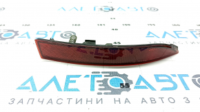 Rear bumper reflector, outer right, Audi A6 C8 19-25 S-Line, polished