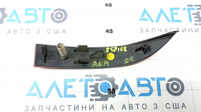 Rear bumper reflector, outer right, Audi A6 C8 19-25 S-Line, polished