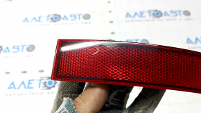 Rear bumper reflector, outer right, Audi A6 C8 19-25 S-Line, polished