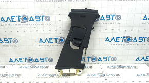 Right upper center pillar trim for Audi A6 C8 19-23, dark gray, under the deflector, worn