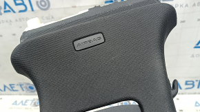 Right upper center pillar trim for Audi A6 C8 19-23, dark gray, under the deflector, worn