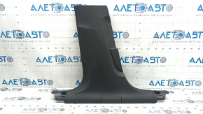 Lower left center pillar trim for Audi A6 C8 19-21, dark gray, scratches