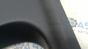 Lower left center pillar trim for Audi A6 C8 19-21, dark gray, scratches