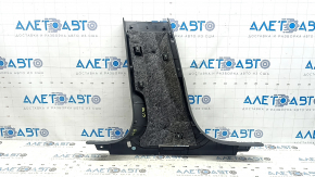 Audi A6 C8 19-21 lower right center pillar trim, dark gray